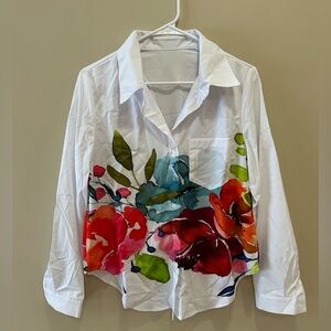 Floral Print Women's Top